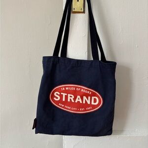 Strand Navy Tote Bag